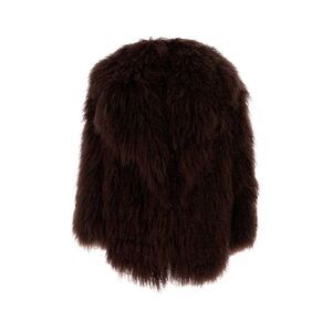 Santoro Women Brown Fur Coat